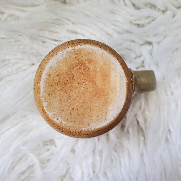 Fruit Motif Hand Thrown Pottery Coffee Tea Mug Cup - Picture 6 of 6